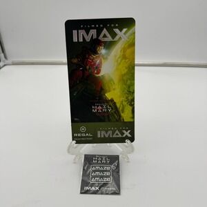 Project Hail Mary Regal IMAX Collectible Ticket and Amaze Pin Set Ryan Gosling